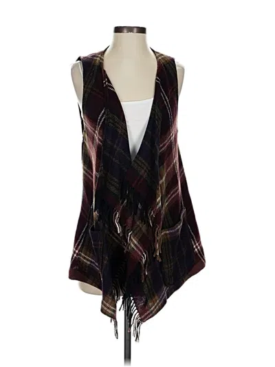 Pre-owned Westbound Kimono In Burgundy
