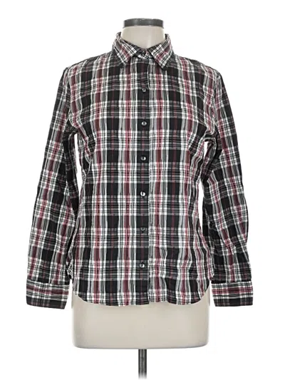 Pre-owned Westbound Long Sleeve Button Down Shirt In Black