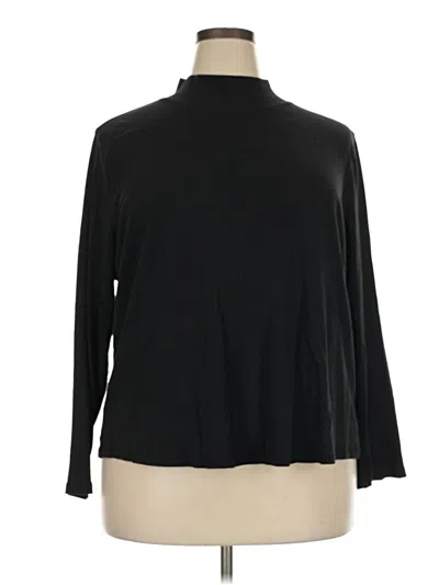 Pre-owned Westbound Long Sleeve Top Black Turtleneck Tops