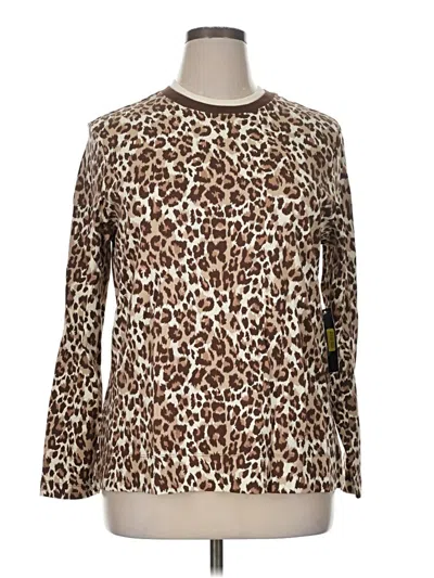 Pre-owned Westbound Long Sleeve T-shirt In Brown