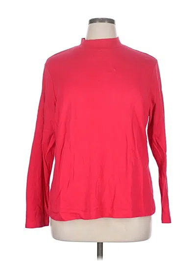 Pre-owned Westbound Long Sleeve Turtleneck In Red