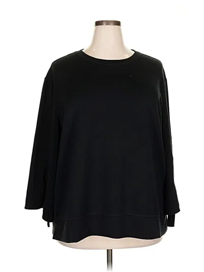 Pre-owned Westbound Poncho In Black