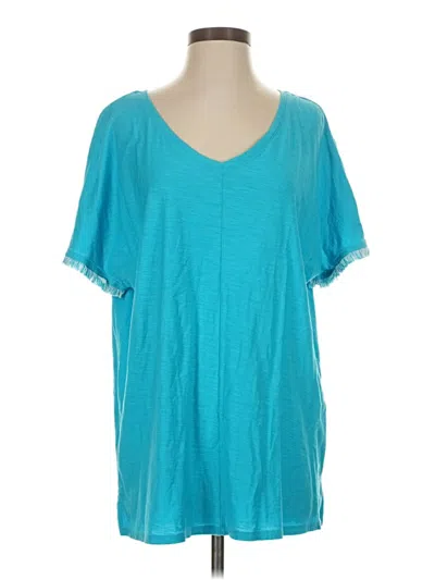Pre-owned Westbound Short Sleeve T-shirt In Teal