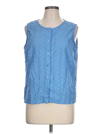 Pre-owned Westbound Sleeveless Blouse In Blue