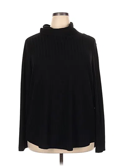 Pre-owned Westbound Turtleneck Sweater In Black