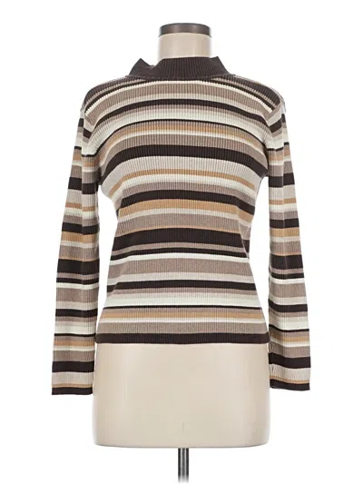 Pre-owned Westbound Turtleneck Sweater In Brown
