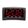 Westclox 1.8" Snooze Alarm Clock In Black