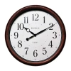 Westclox 20" Woodgrain Finish Wall Clock In Brown