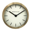 Westclox 6" Metal Gold Wall Clock In Yellow