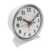 Westclox Keywound Alarm Clock In White