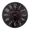Westclox Vintage Black Mdf 15.5" Wall Clock In Black