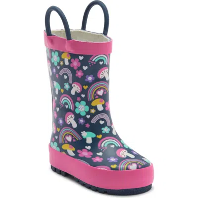 Western Chief Kids' Rainbow Dream Rain Boot In Blue