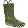 Western Chief Kids' T-rex Rain Boot In Green