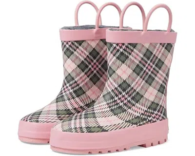 Western Chief Kids  Precious 24106276p Pink Plaid Waterproof Rain Boot Jobb1651