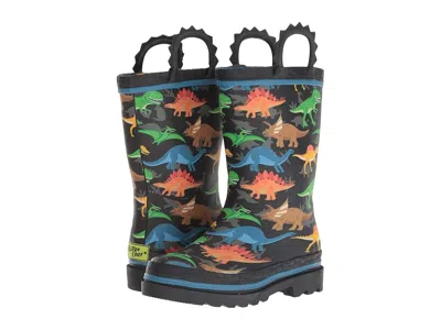 Western Chief Limited Edition Printed Rain Boots (toddler/little Kid) Boys Shoes Dino World Black : 13 Little Kid 