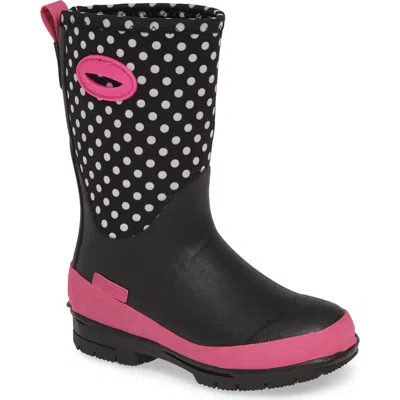 Western Chief Kids'  Neoprene Insulated Boot In Black Dot