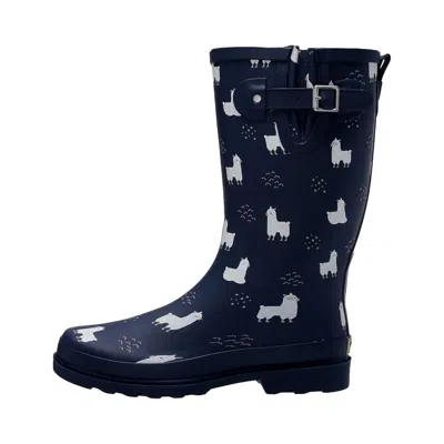 Western Chief Printed Tall Rain Boot No Probllama 21001318p-421 Women's
