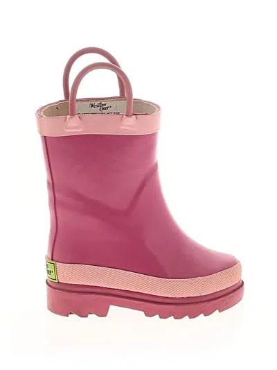 Pre-owned Western Chief Kids' Rain Boots In Pink