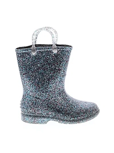Pre-owned Western Chief Kids' Rain Boots In Silver