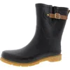 Western Chief Womens Waterproof Man Made Rain Boots In Black
