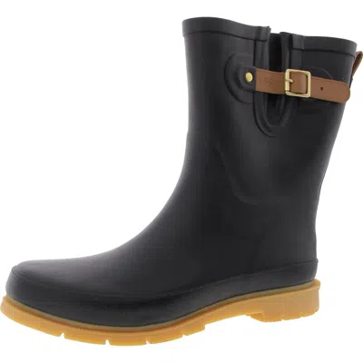 Western Chief Womens Waterproof Man Made Rain Boots In Black