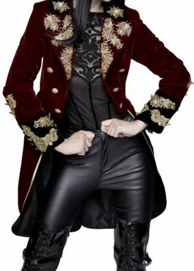 Western F.a.s.h.i.o.n Women's Pirate Coat In Red