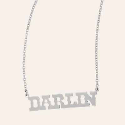 Western Gems Silver Plated Darlin Necklace In Metallic