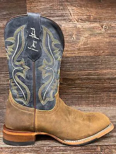 Pre-owned Western Gr8015 Men's Dillon 11 Inch Square Toe  Boot By Justin In Multicolor