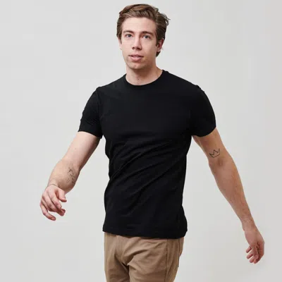 Western Rise X Cotton Tee In Black