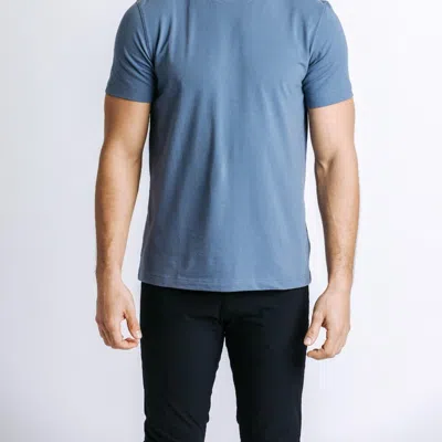 Western Rise X Cotton Tee In Blue