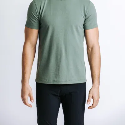 Western Rise X Cotton Tee In Green