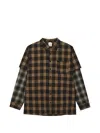 Westfall Layered-sleeve Check-pattern Shirt In Multi
