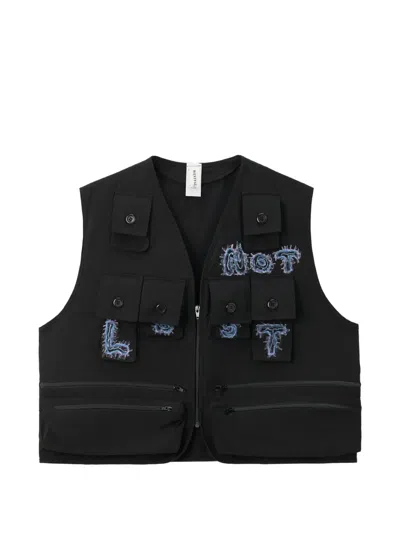 Westfall Multi-pocket Gilet In Black