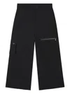 Westfall Patchwork Cargo Trousers In Black