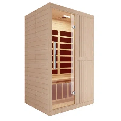 Westinghouse 2 - Person Indoor Bluetooth Compatible Sauna In Hemlock In Brown