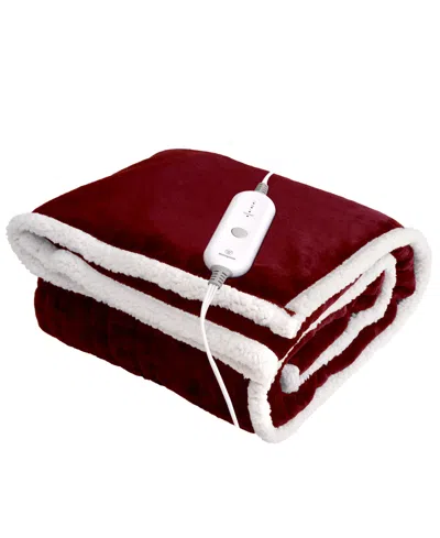 Westinghouse Electric Snuggle Blanket, 50" X 70" In Red