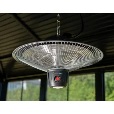 Westinghouse Infrared 1500 Watt Electric Hanging Patio Heater In Black