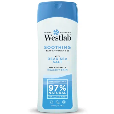Westlab Soothing Shower Wash With Pure Dead Sea Salt Minerals 400ml In White