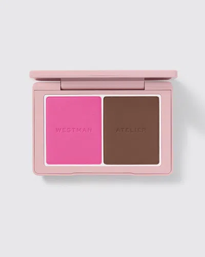 Westman Atelier Baby Cheeks + Face Trace Sculpting Powder Duo In Poppet / Ganache