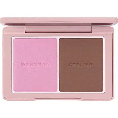 Westman Atelier Baby Cheeks + Face Trace Sculpting Powder Duo Tulle & Truffle 0.17 oz / 4.8 G