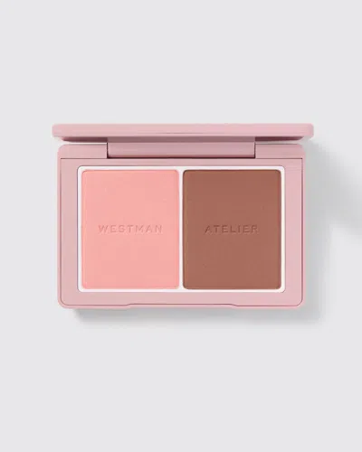 Westman Atelier Baby Cheeks Powder Blush Duo In Coquette / Mimi