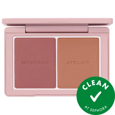 Westman Atelier Baby Cheeks Powder Blush Duo In Sable And Suede
