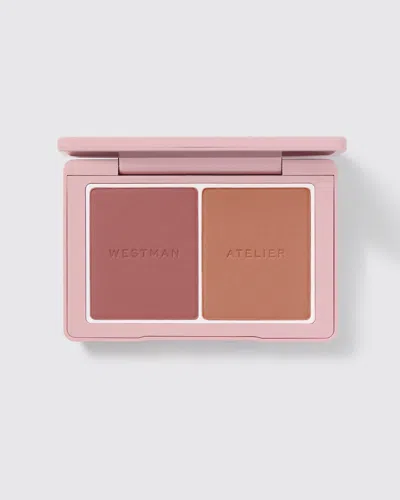 Westman Atelier Baby Cheeks Powder Blush Duo In Suede / Sable