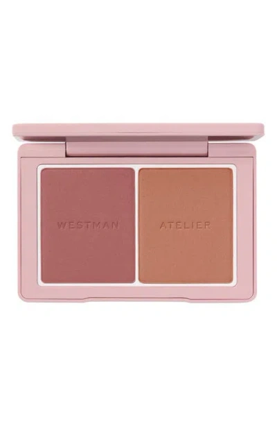 Westman Atelier Baby Cheeks Powder Blush Duo Sable & Suede 0.17 oz / 4.8 G