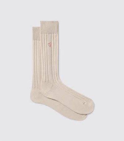 Westman Atelier Cashmere Socks - Oatmeal In Neutral
