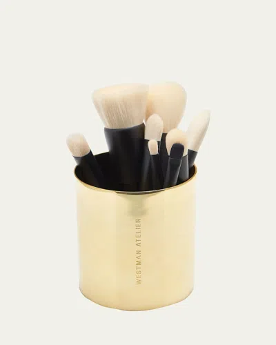 Westman Atelier Guld Kuppen Makeup Brush Holder Cup - Gold