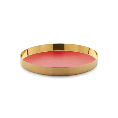 Westman Atelier Guld Plattan Vanity Tray,  X Skultuna In Red