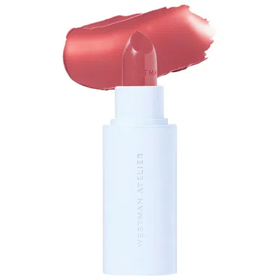 Westman Atelier Hydrobalm Sheer Tinted Lipstick With Peptides And Hyaluronic Acid English Rose 0.12 Oz/3.5 G In Pink