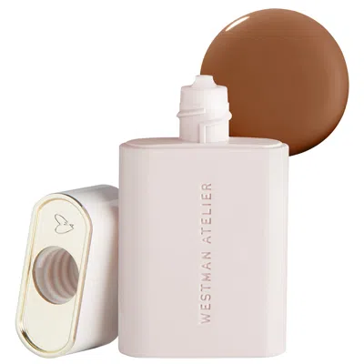 Westman Atelier Light Coverage, Lightweight Liquid Foundation For Dark Skin In Deep Terracotta/warm Undertone/deep