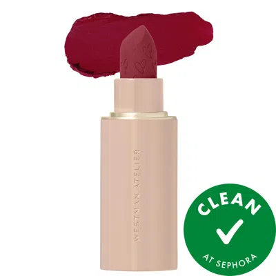 Westman Atelier Lip Suede Hydrating Matte Lipstick With Hyaluronic Acid Figue 0.134 Oz/3.8 G